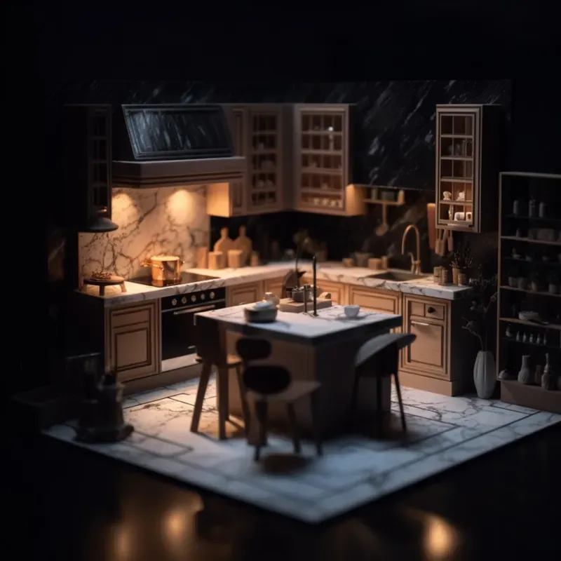 Miniature 3D Interiors