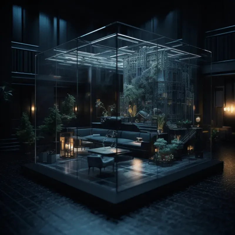 Miniature 3D Interiors