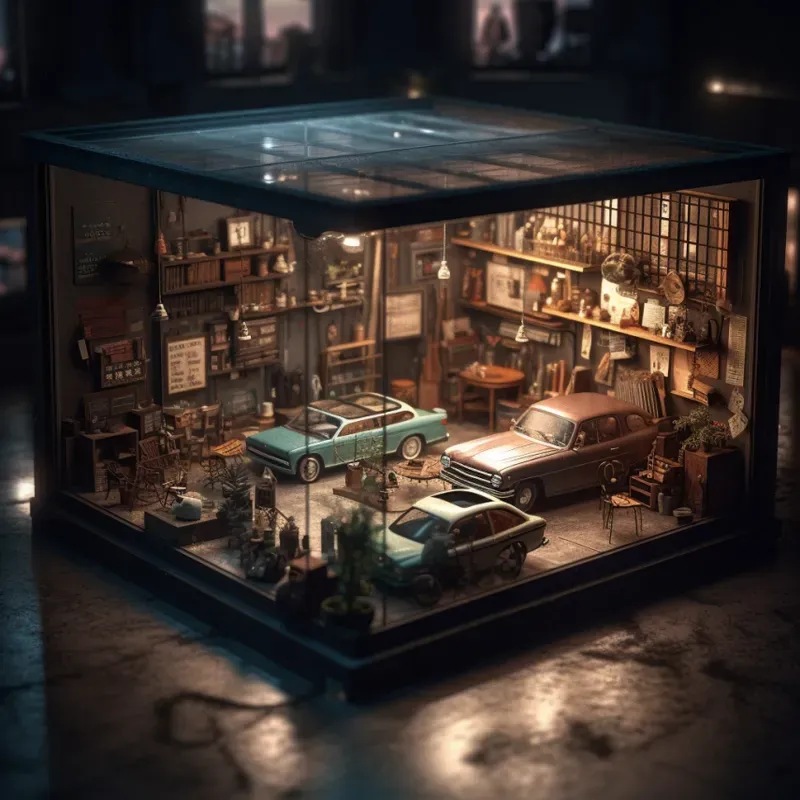 Miniature 3D Interiors