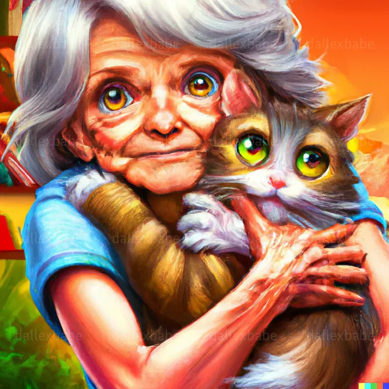 Cute Animated Grandma Avatars