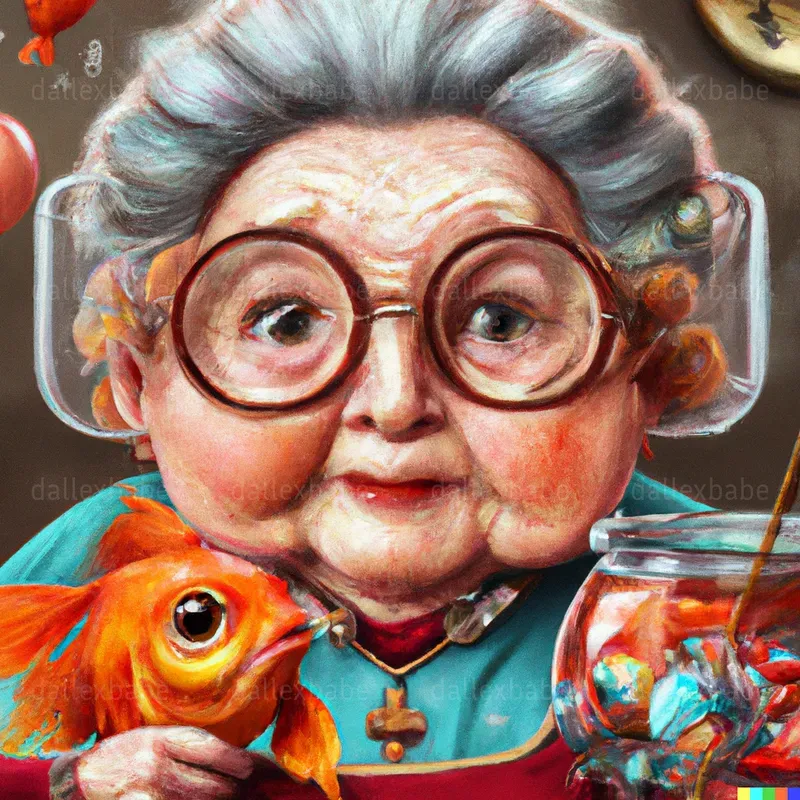 Cute Animated Grandma Avatars