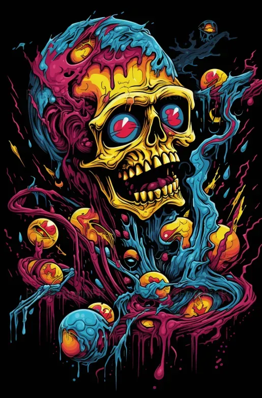 Psychedelic Illustrated Tshirts Designs