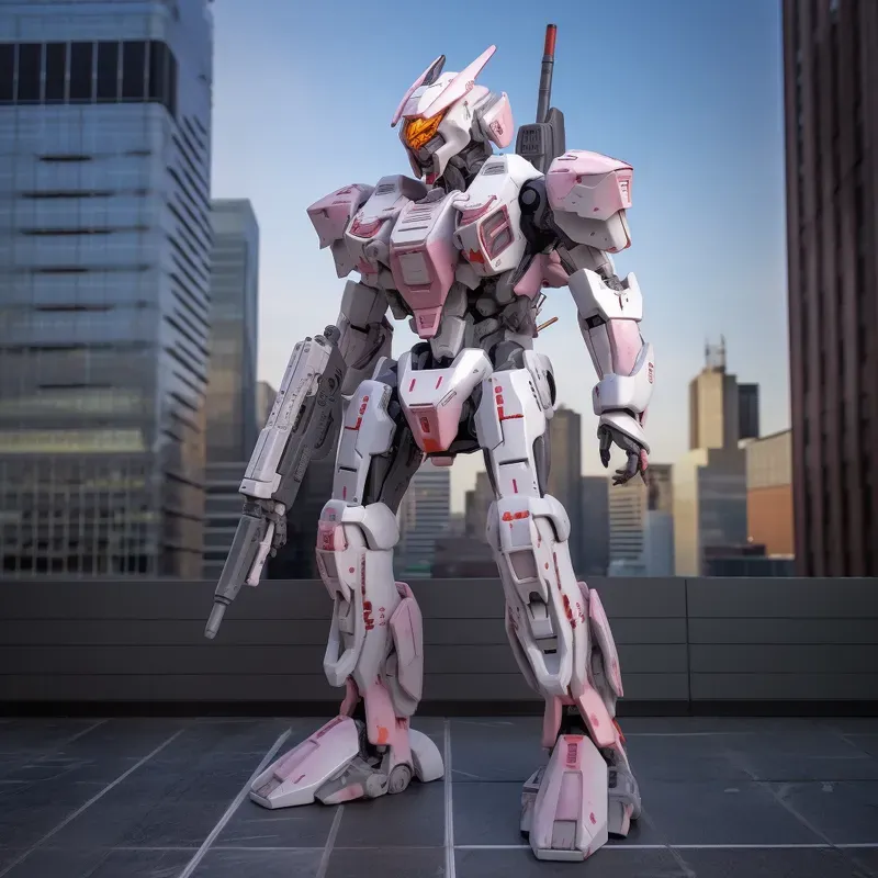 Photorealistic Anime Mechas
