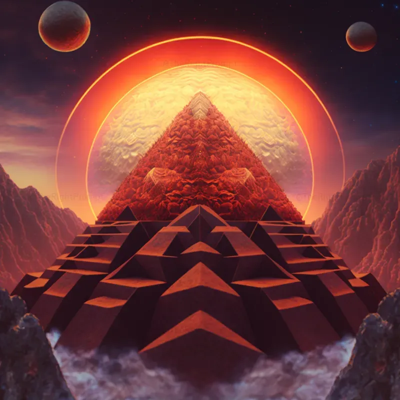 Fantasy Pyramid Art
