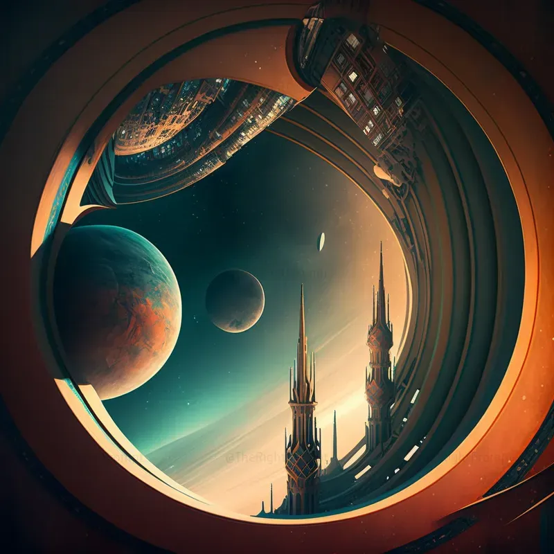 Sci-fi City Art