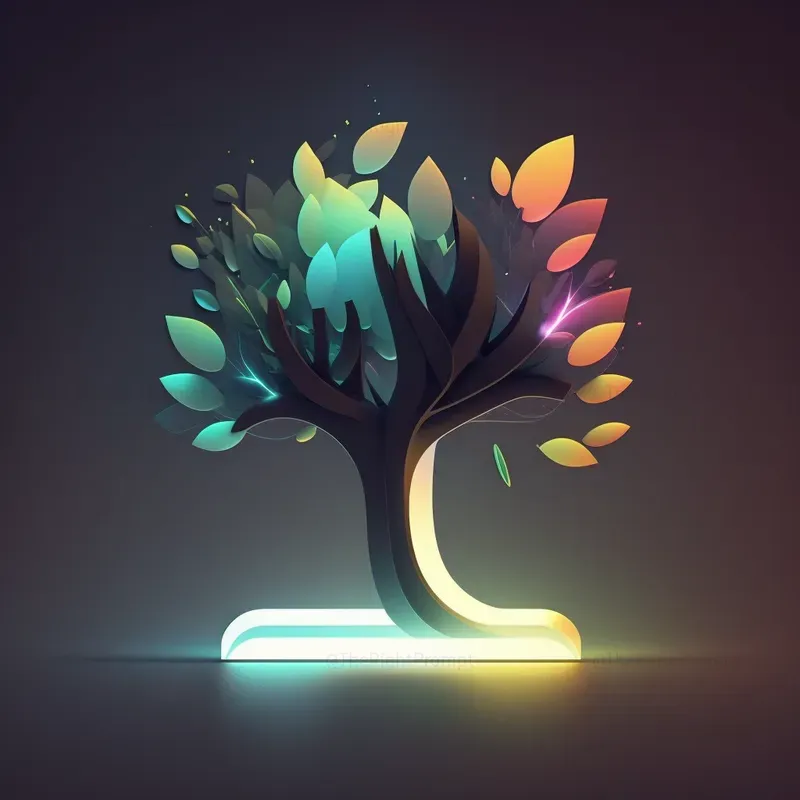 Glowing 3D Creative Logos