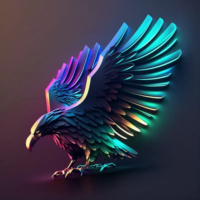 Glowing 3D Creative Logos