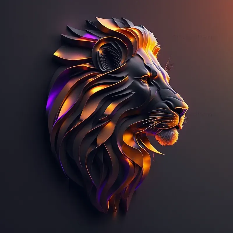 Glowing 3D Creative Logos