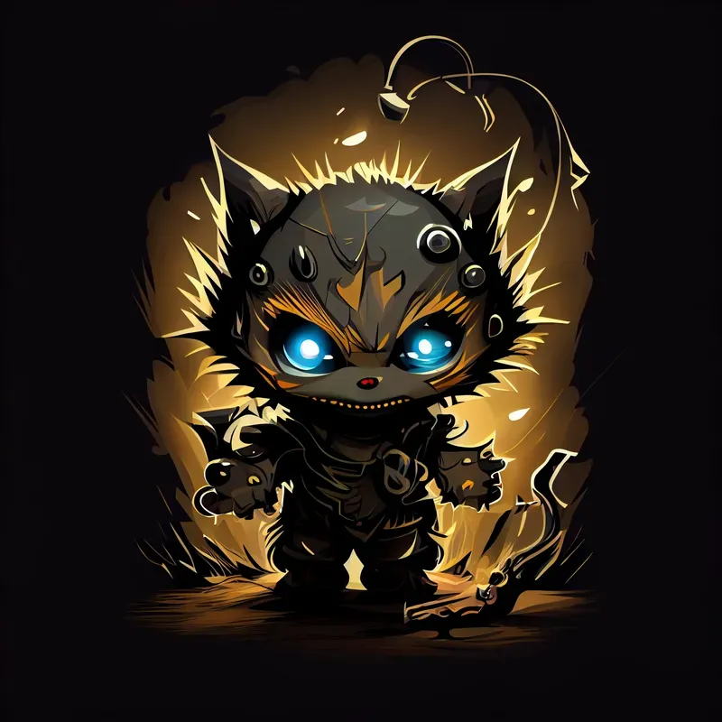 Catchy Chibi Characters Tshirt Designs