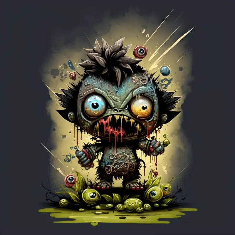 Catchy Chibi Characters Tshirt Designs