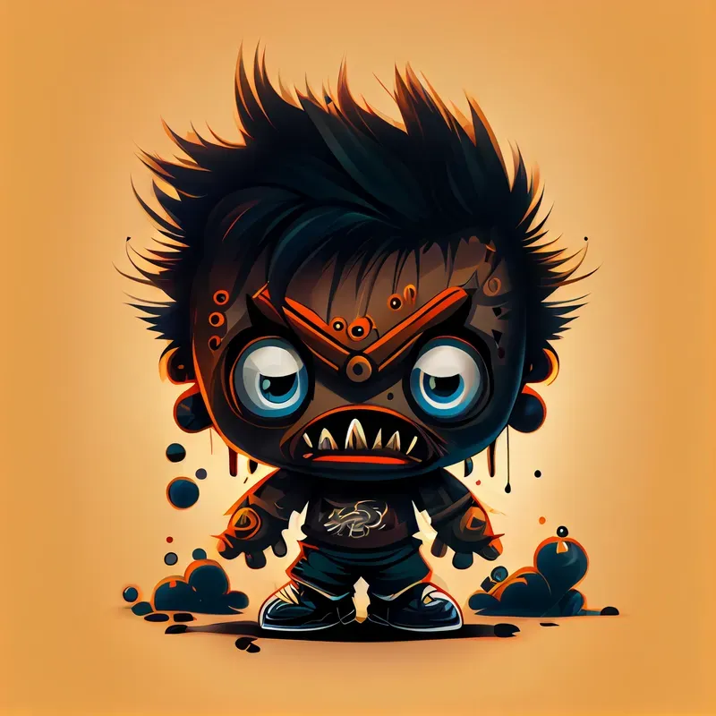 Catchy Chibi Characters Tshirt Designs
