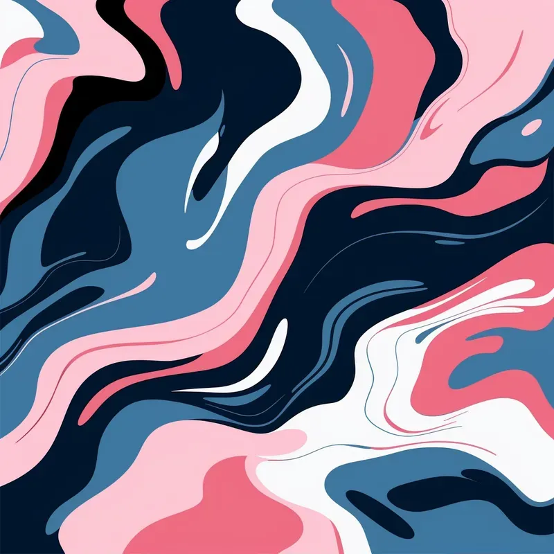 Abstract Smooth Pattern Tshirts