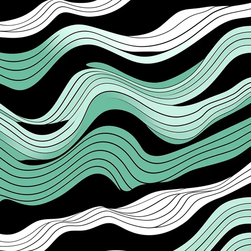 Abstract Smooth Pattern Tshirts