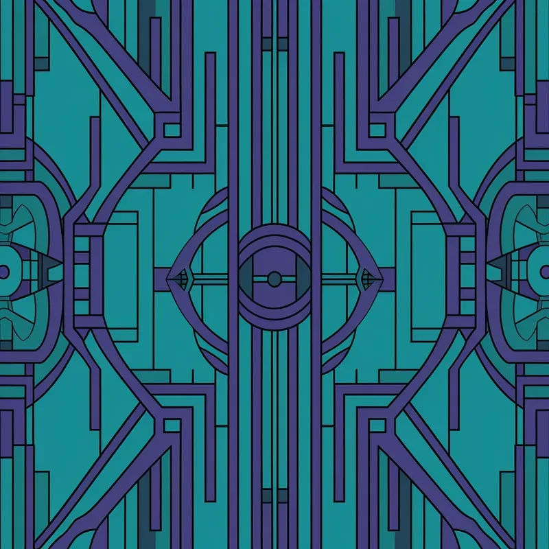 Simple Shapes Abstract Fabric Patterns