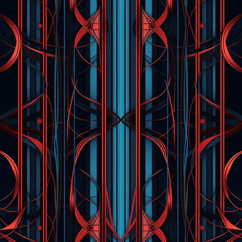 Simple Shapes Abstract Fabric Patterns