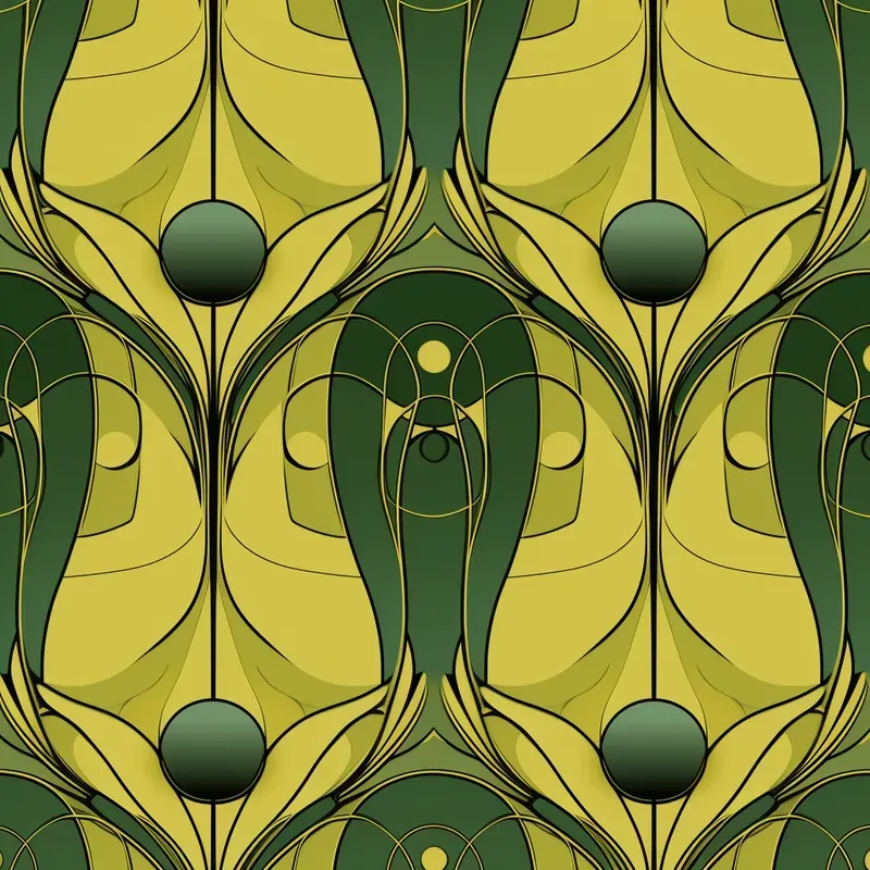 Simple Shapes Abstract Fabric Patterns
