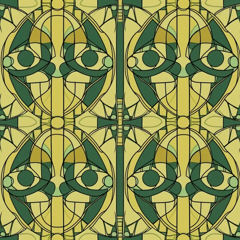 Simple Shapes Abstract Fabric Patterns
