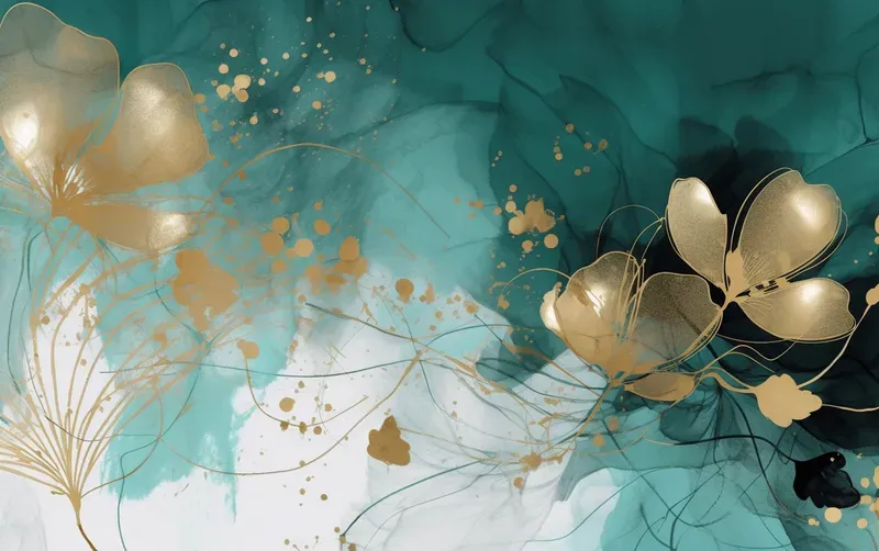 Minimalist Flower Outlines Art