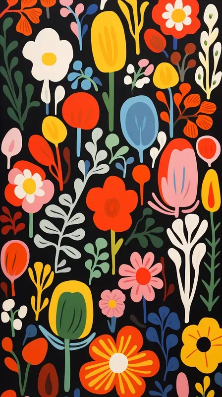 Whimsical Indonesian Floral Patterns