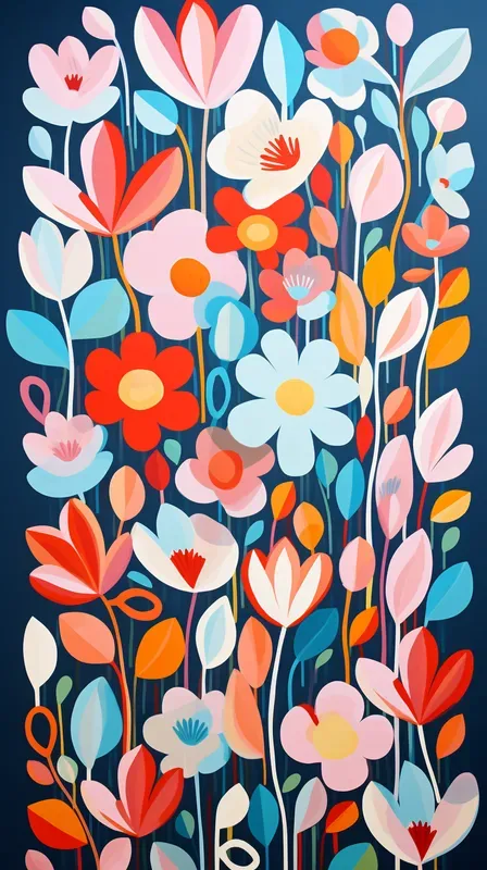 Whimsical Indonesian Floral Patterns