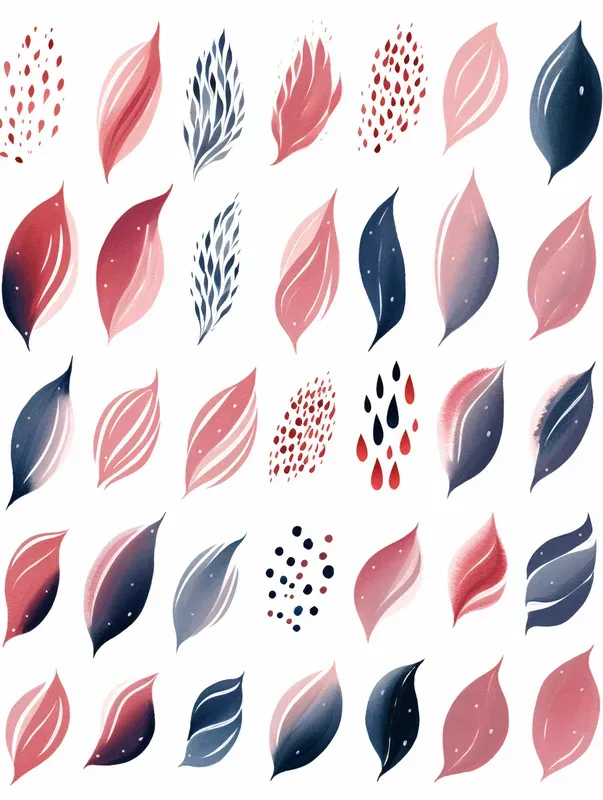 Sets Of Brush Strokes