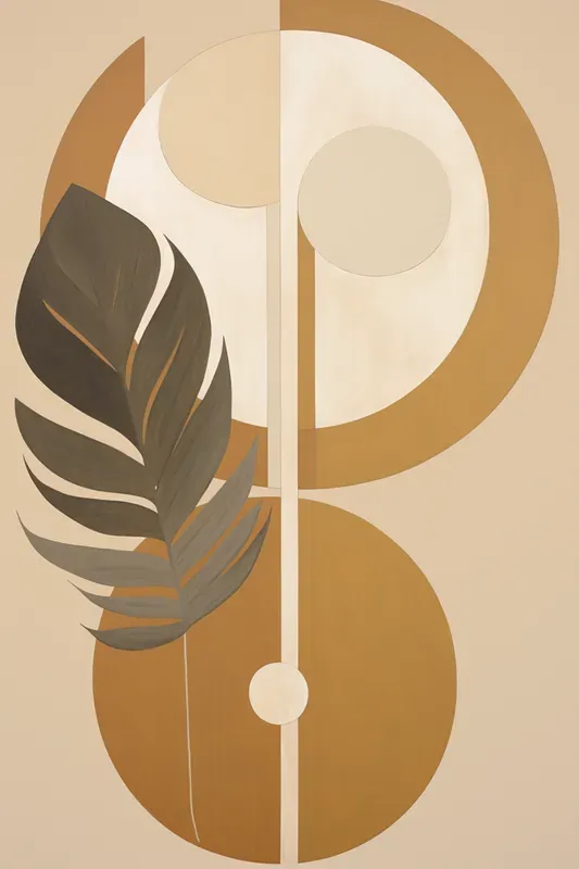 Natural Tropical Leaf Posters