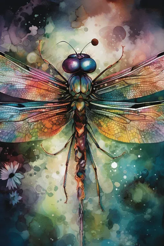 Watercolor Embroidery Paintings
