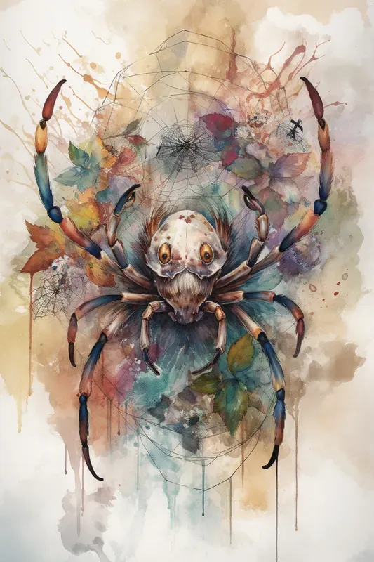 Watercolor Embroidery Paintings