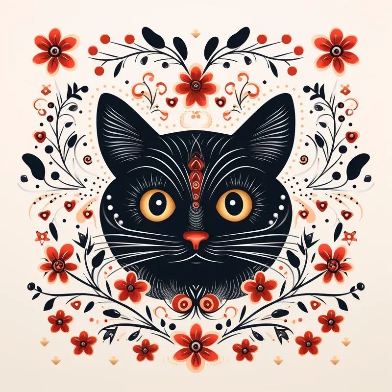 Embroidery Flat Designs