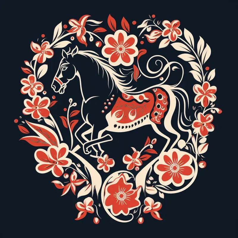 Embroidery Flat Designs