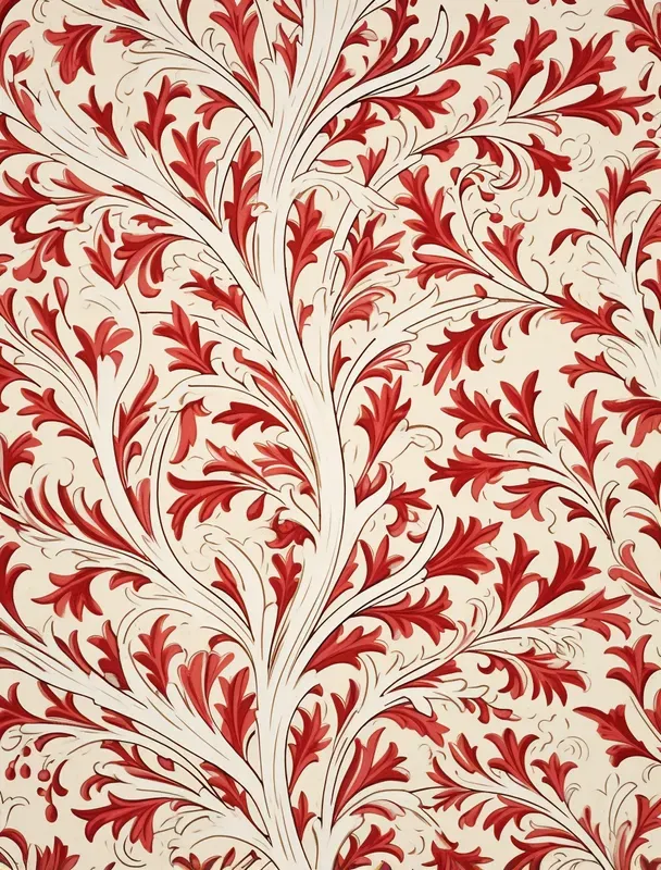 Twisted Foliage Wallpapers Woodcut