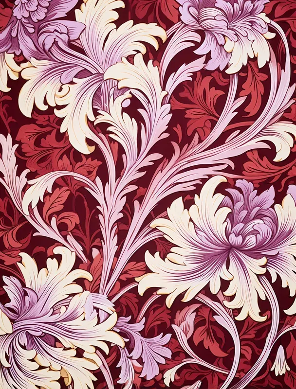 Twisted Foliage Wallpapers Woodcut