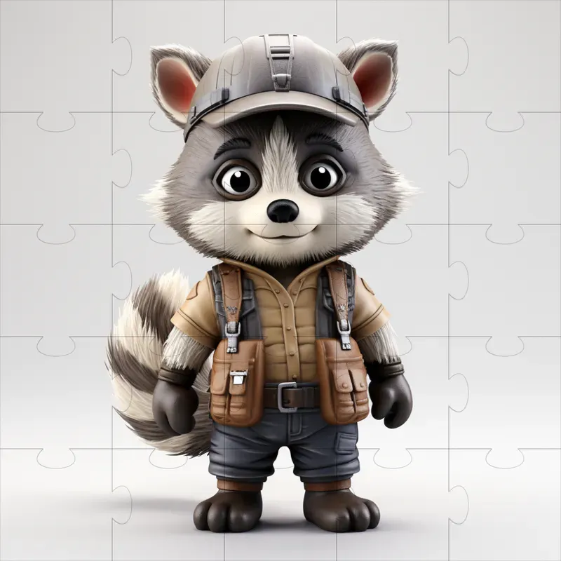 Cute 3D Animal Characters
