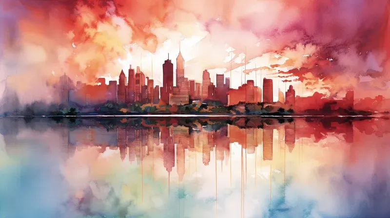Watercolor Landscape Illustrations