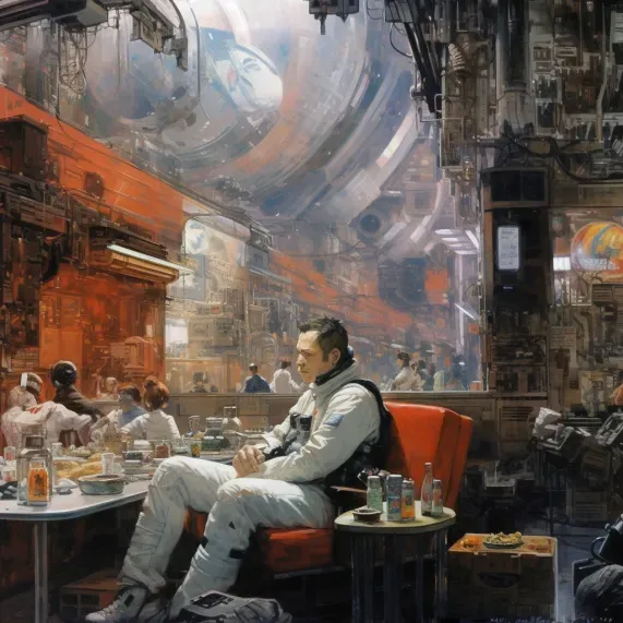 Futuristic Comics Space Landscapes