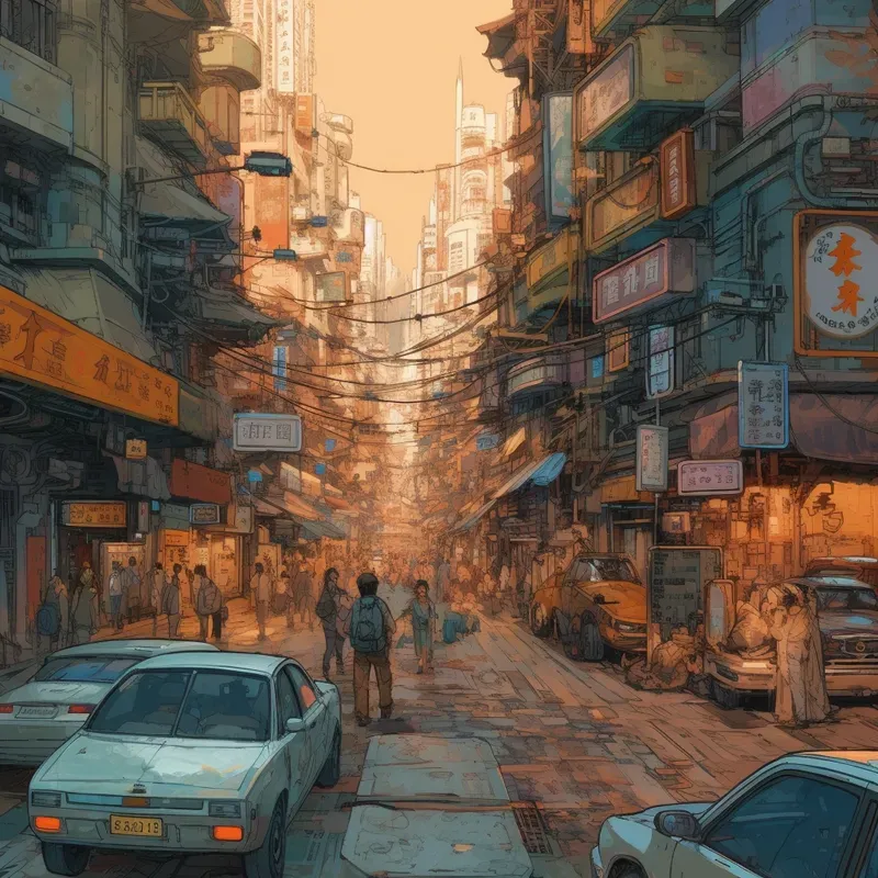 Futuristic Comics Space Landscapes