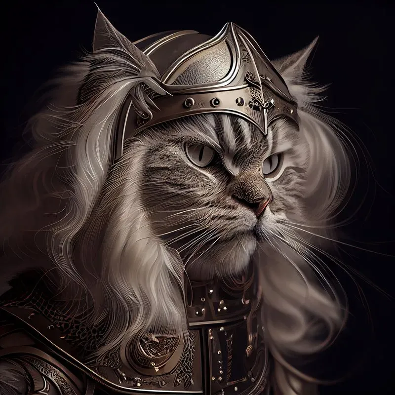 Knights Animals With Metal Armors