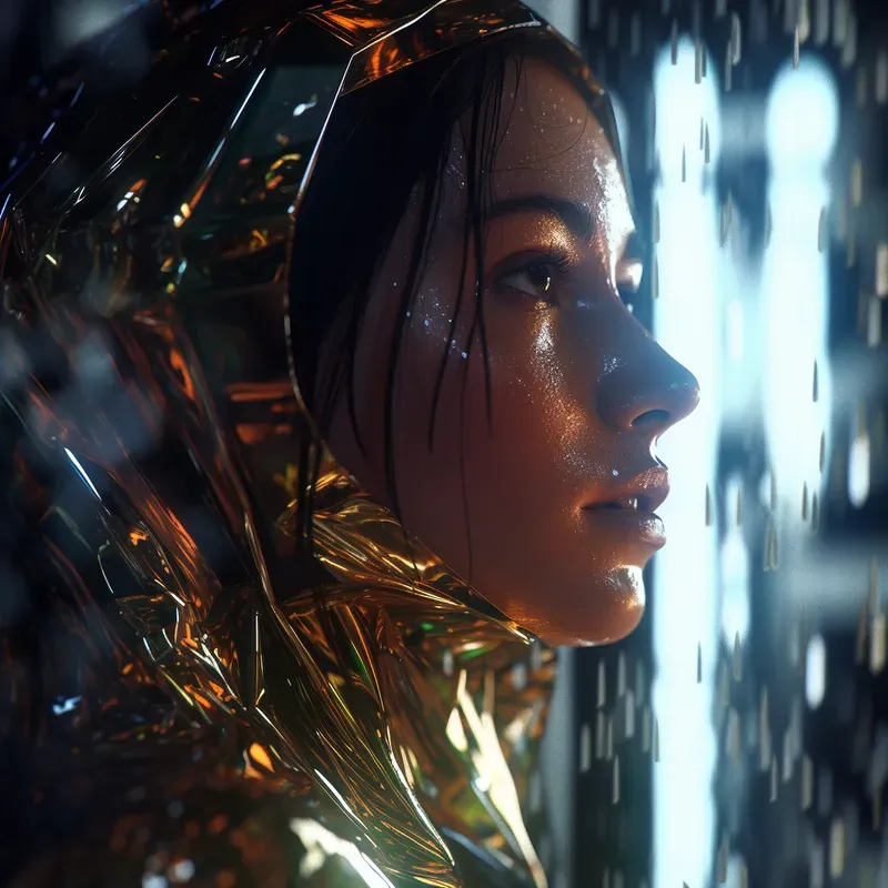 Beautiful Real Futuristic Humans