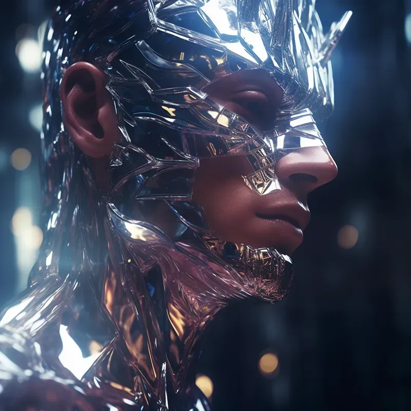 Beautiful Real Futuristic Humans