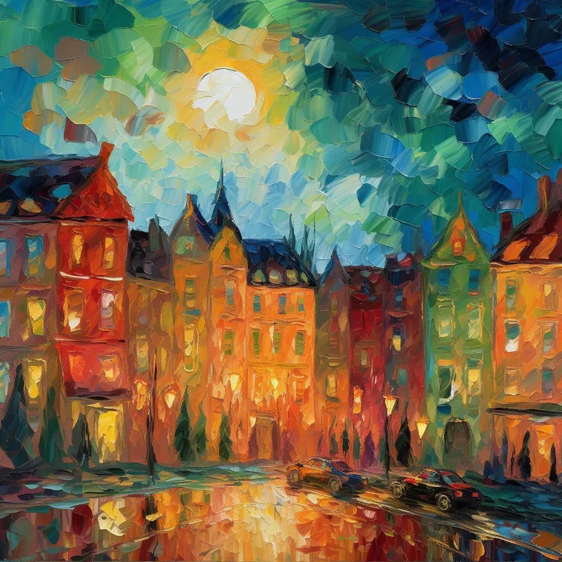 Vincent Van Gogh Style Oil Paintings