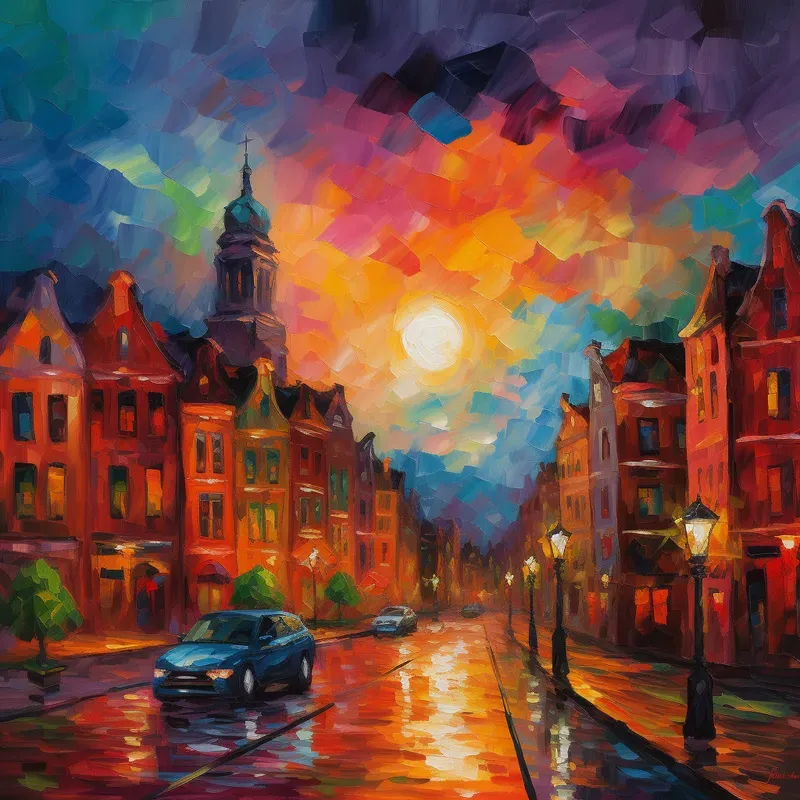 Vincent Van Gogh Style Oil Paintings