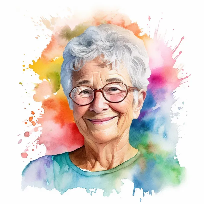 Watercolor Portraits Cliparts Characters