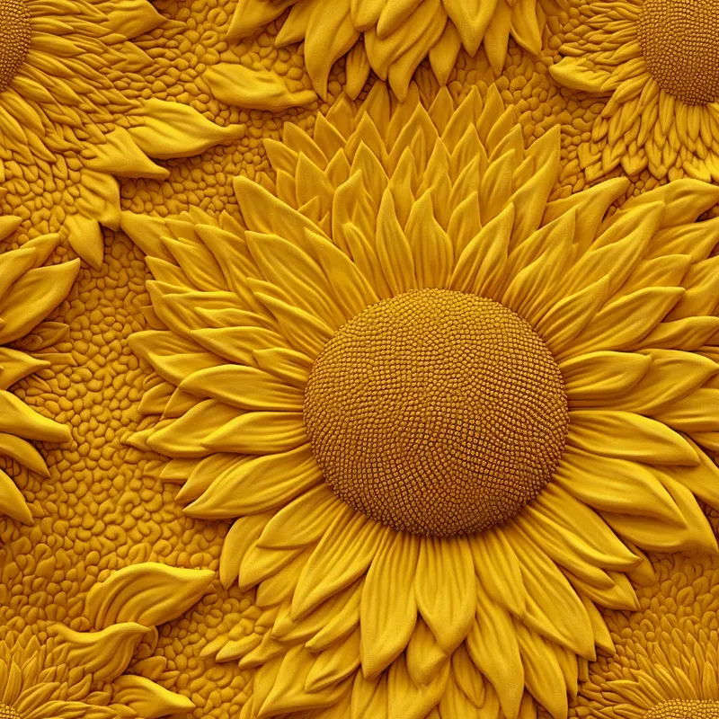 3D Flowers Patterns Seamless Backgrounds