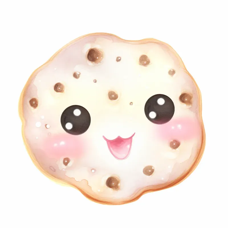 Kawaii Watercolor Clipart Illustrations