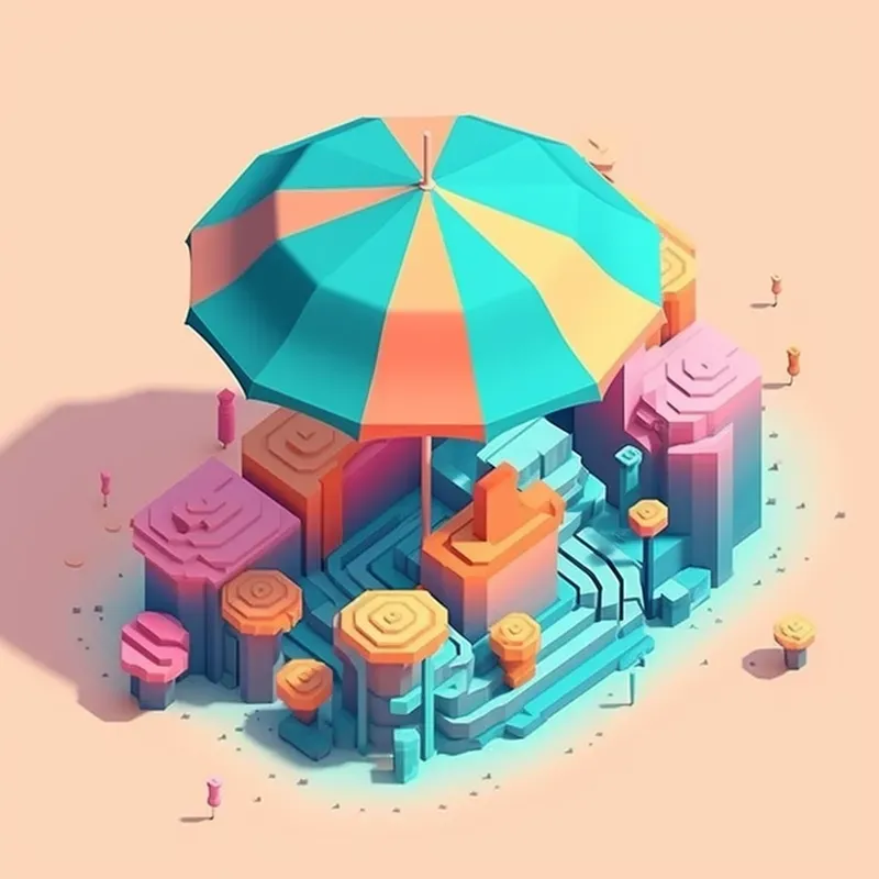 Iso Projected Image Art