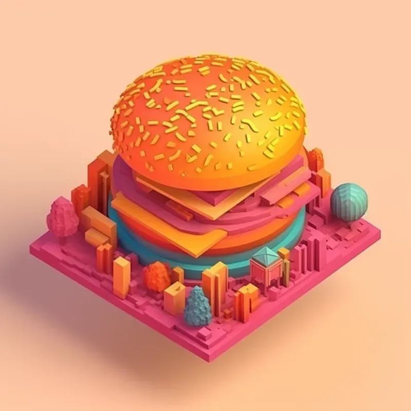 Iso Projected Image Art