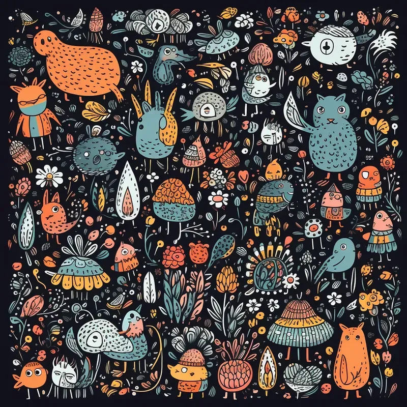 Cartoony Animal Patterns