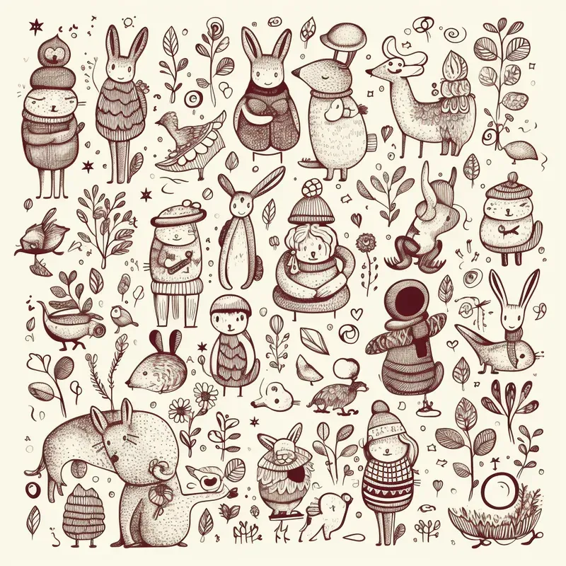 Cartoony Animal Patterns
