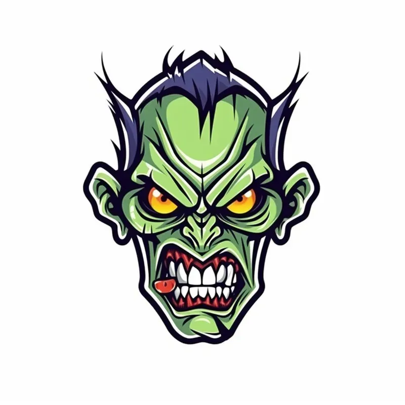 Scary Cartoon Halloween Illustrations