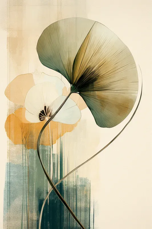 Floral Abstract Art